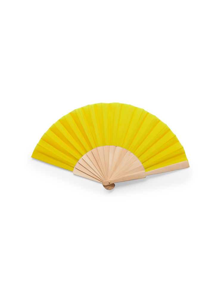 Éventail Bois Tissu CALESA Personnalisé | Promenoch