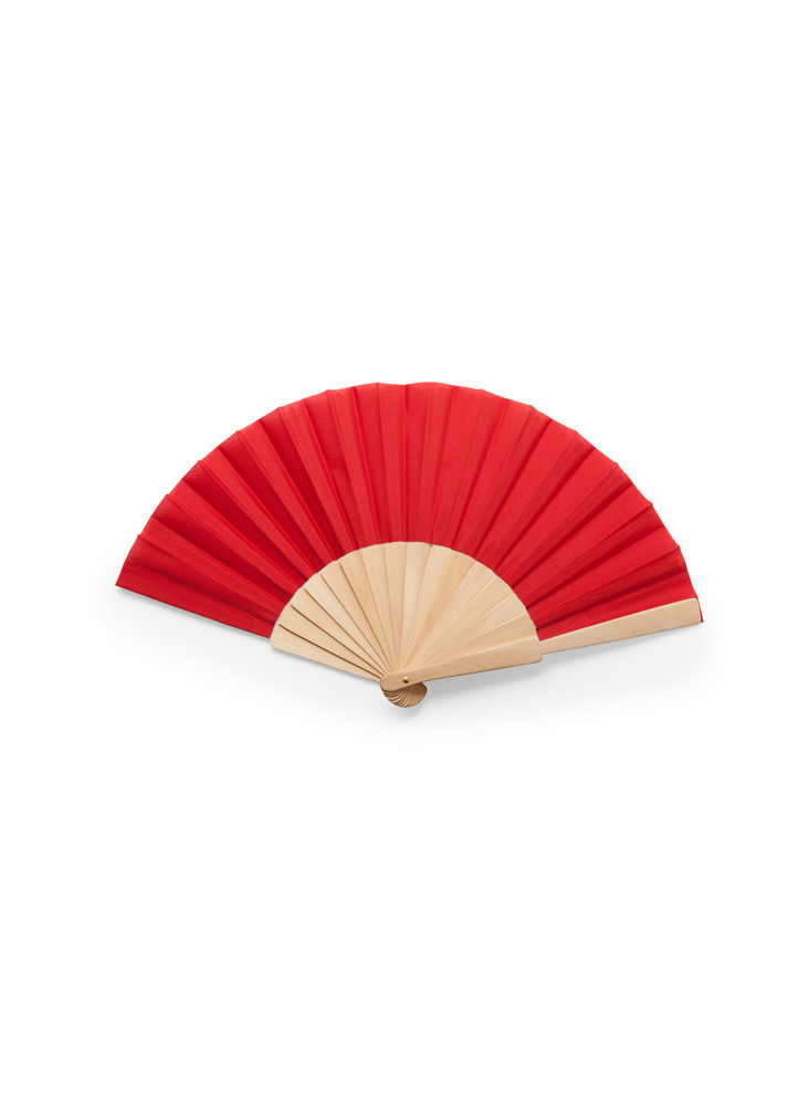 Éventail Bois Tissu CALESA Personnalisé | Promenoch