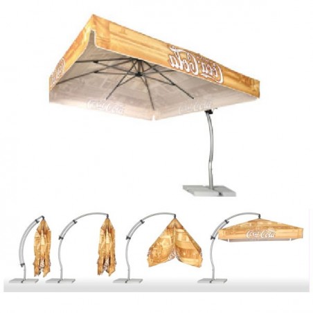 Parasol Carré Cloé personnalisé