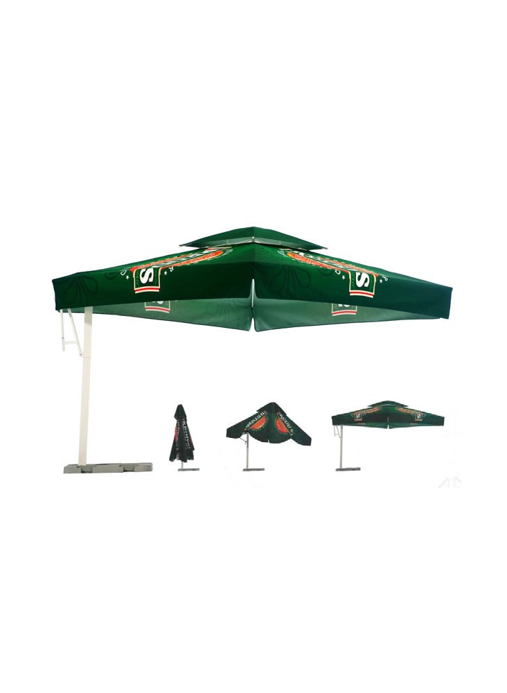 Parasol Décentrés publicitaire