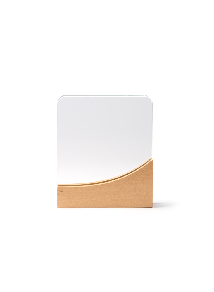 Trophée Verre avec Base Bambou PR1706 Personnalisé | Promenoch