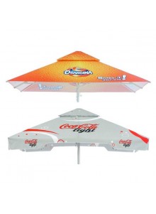 Grand Parasol Carré publicitaire  - Parasol Publicitaire