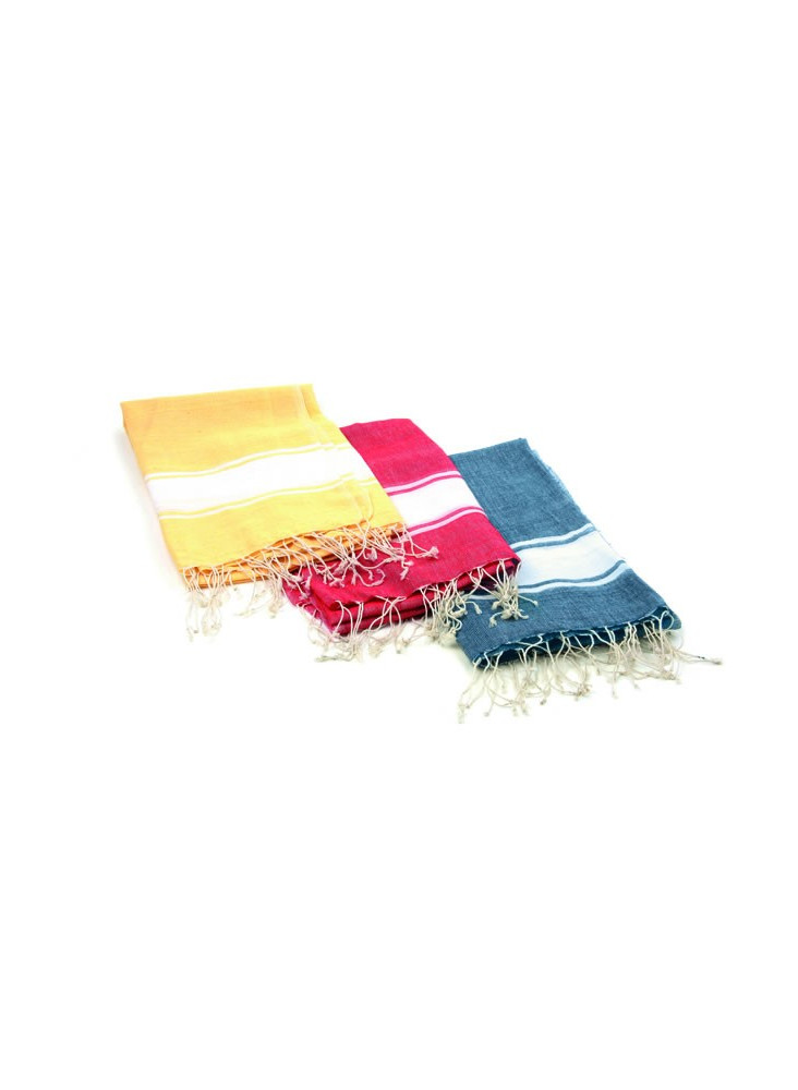 Paréo coloré avec franges personnalisé