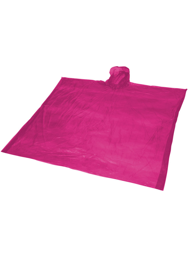 Poncho de pluie publicitaire jetable pochette Ziva