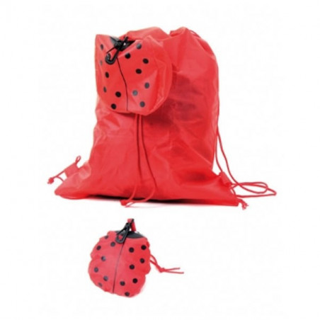 Sac à dos à cordelettes Coccinelle publicitaire