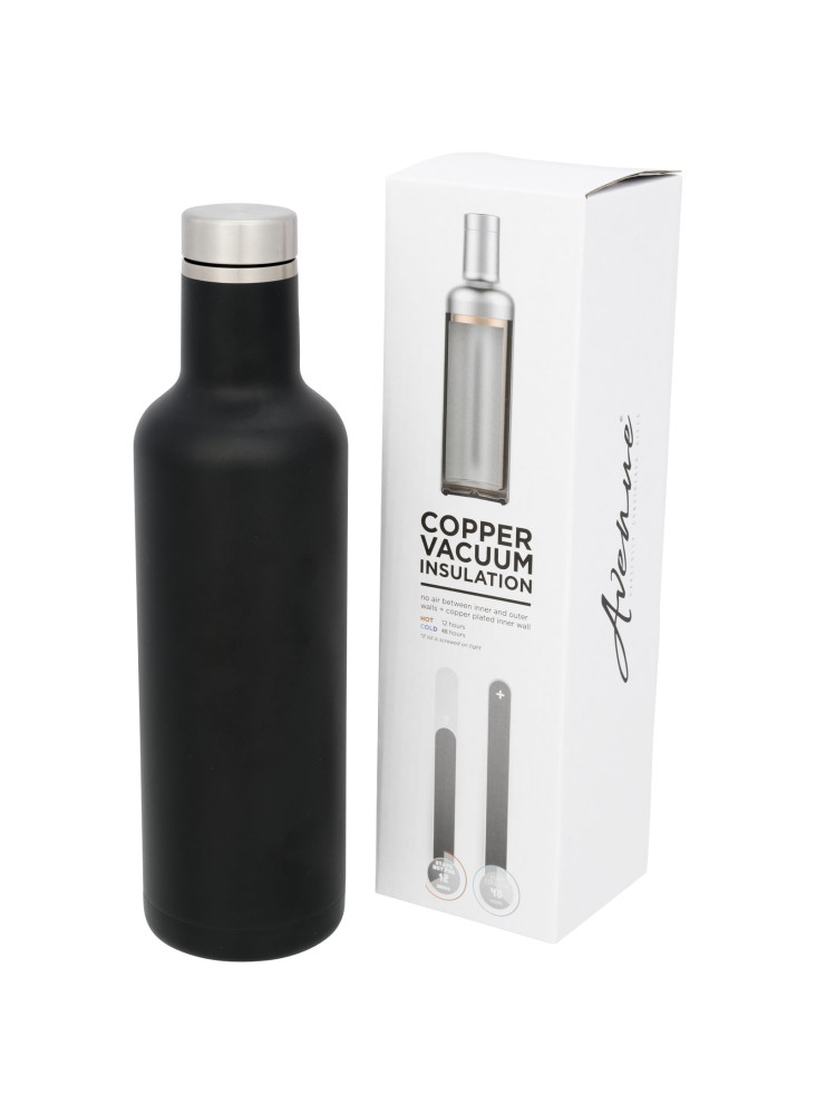 Bouteille Pinto avec isolation par le vide et couche de cuivre 750ml