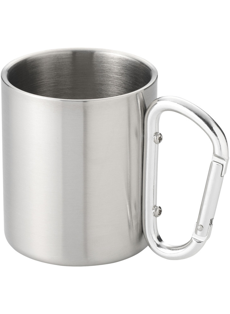 Mug publicitaire isotherme Alpes 200 ml avec mousqueton