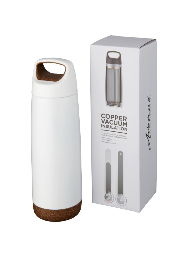 Bouteille de sport publicitaire cuivre liège Valhalla 600ml