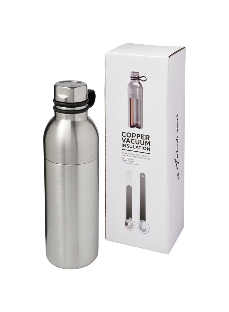 Bouteille de sport publicitaire cuivre poignée silicone Koln 590ml