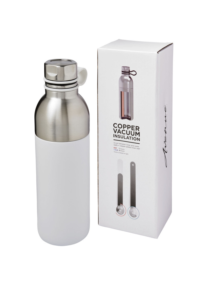 Bouteille de sport publicitaire cuivre poignée silicone Koln 590ml