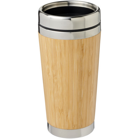 Gobelet publicitaire isotherme en bambou Bambus 450 ml