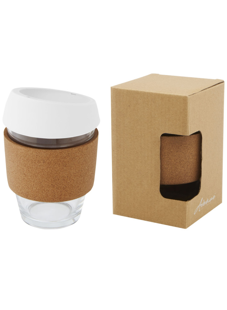 Gobelet publicitaire verre borosilicate liège Lidan 360ml