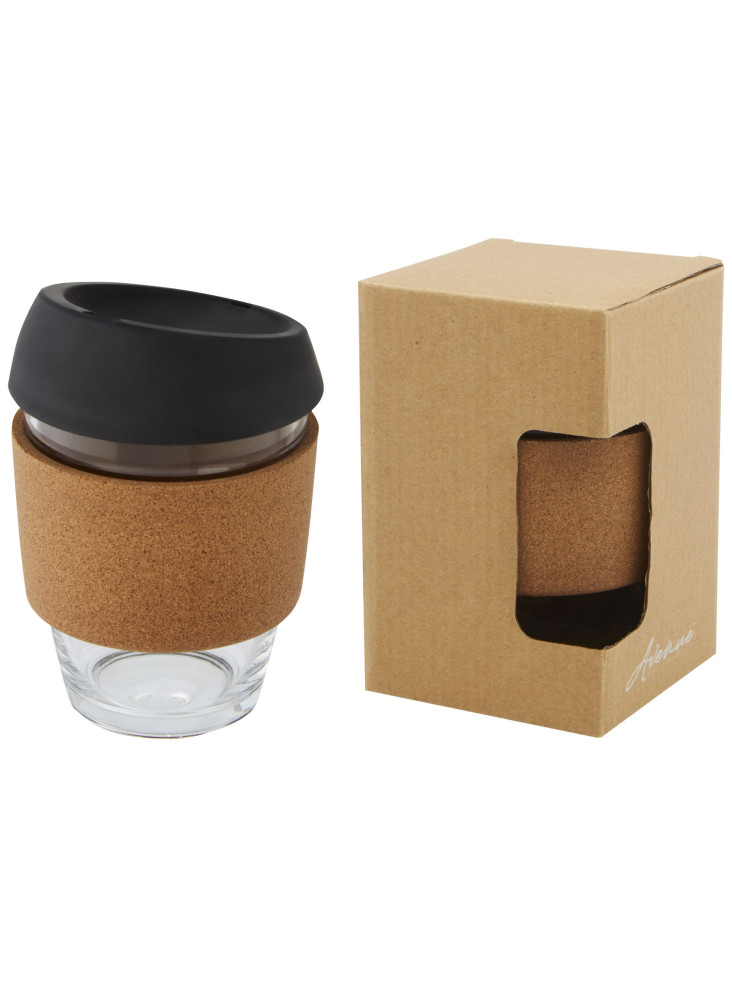 Gobelet publicitaire verre borosilicate liège Lidan 360ml