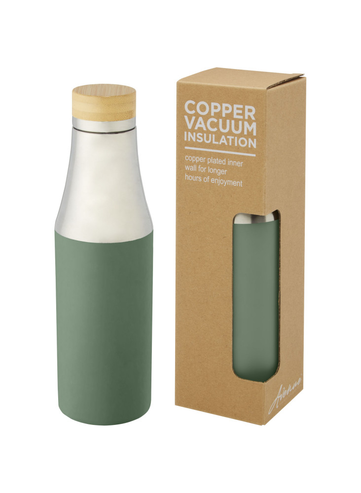 Bouteille isotherme publicitaire cuivre bambou Hulan 540ml