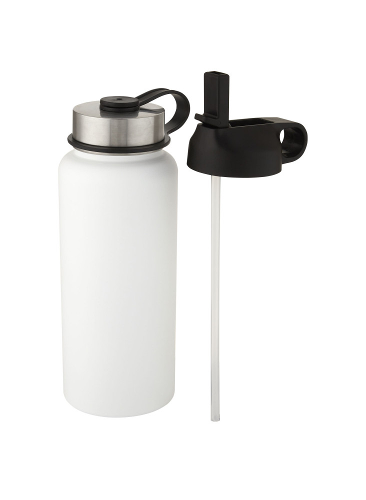 Bouteille de sport isotherme Supra 1 l avec couche de cuivre et 2 couvercles