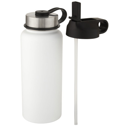 Bouteille de sport publicitaire 2 couvercles cuivre Supra 1L