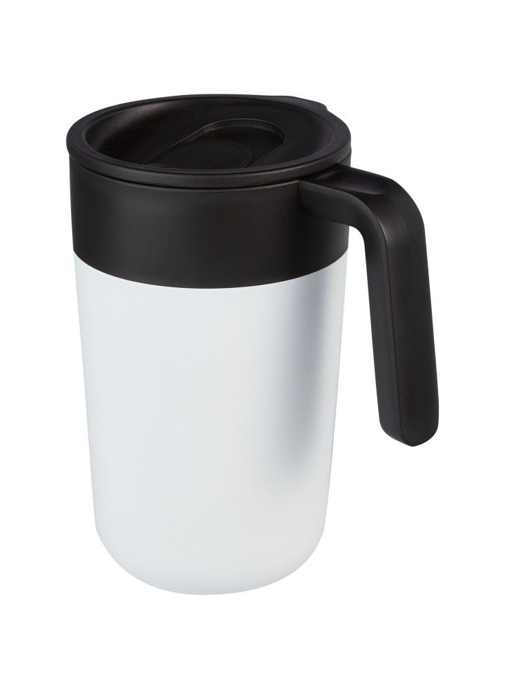 Tasse publicitaire isotherme recyclée Nordia 400 ml