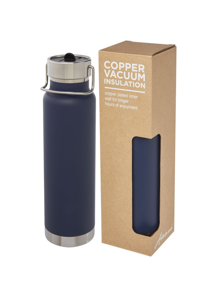 Bouteille isotherme publicitaire cuivre paille Thor 750ml