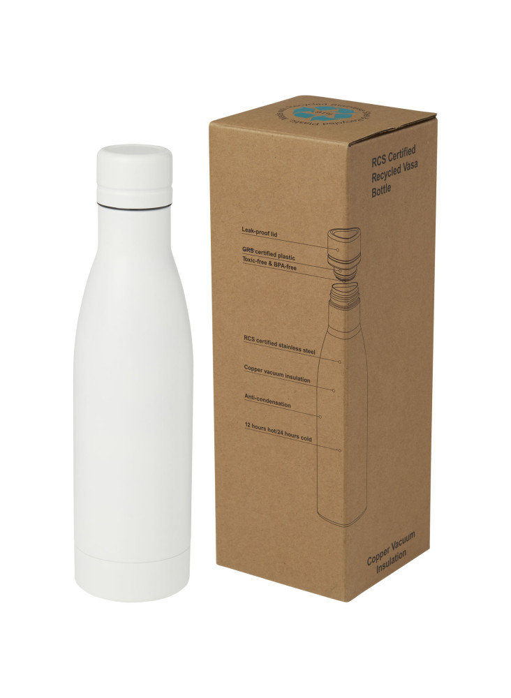 Bouteille isotherme publicitaire recyclée cuivre Vasa 500ml
