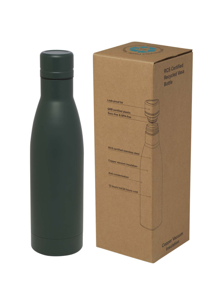 Bouteille isotherme publicitaire recyclée cuivre Vasa 500ml