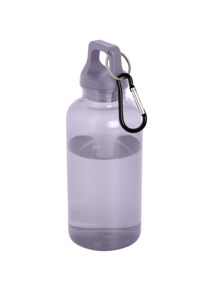 Bouteille d'eau publicitaire recyclée mousqueton Oregon 400ml