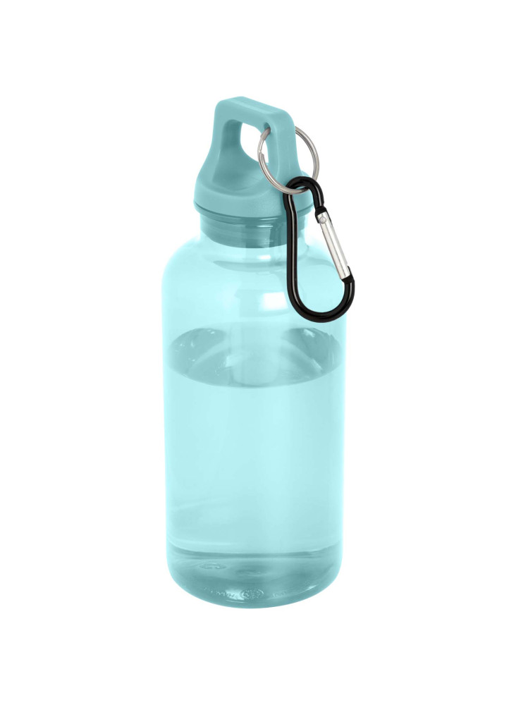 Bouteille d'eau publicitaire recyclée mousqueton Oregon 400ml