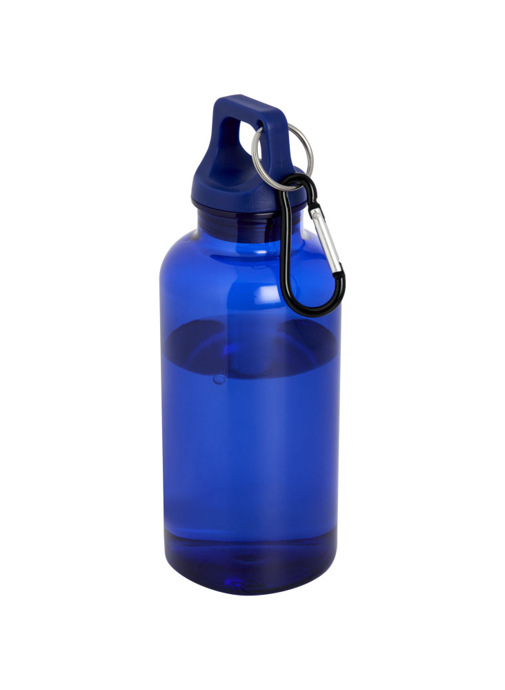 Bouteille d'eau publicitaire recyclée mousqueton Oregon 400ml