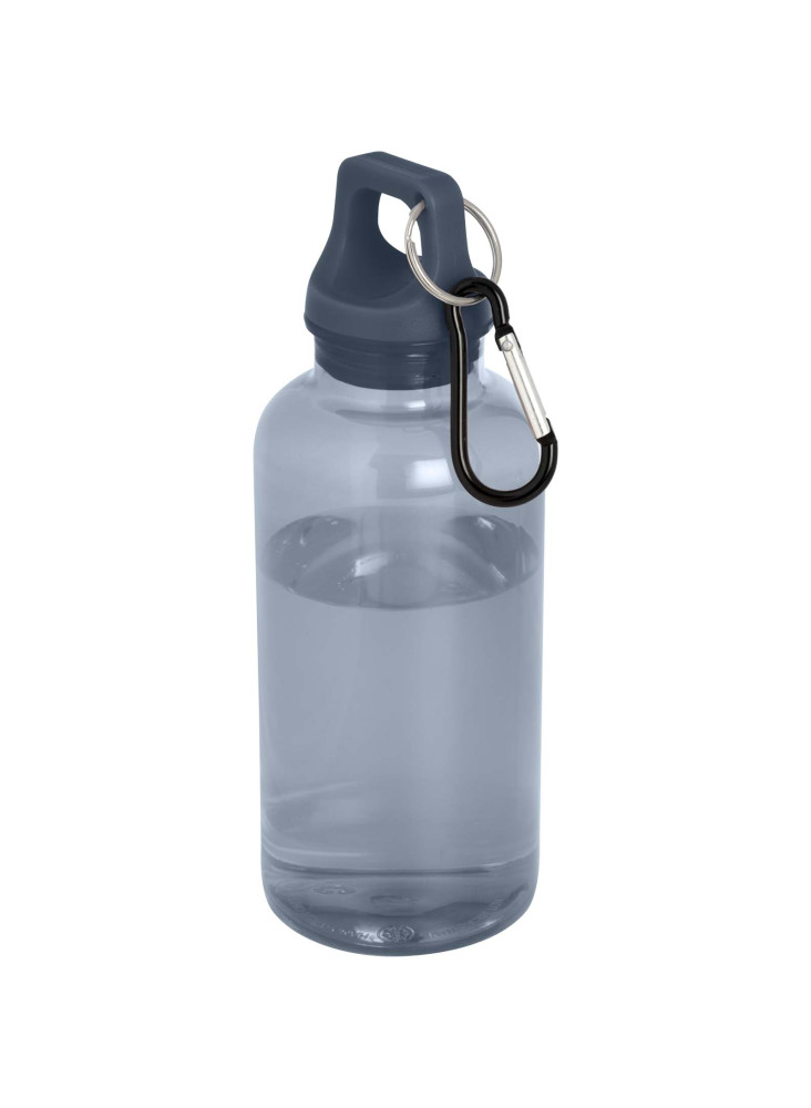 Bouteille d'eau publicitaire recyclée mousqueton Oregon 400ml