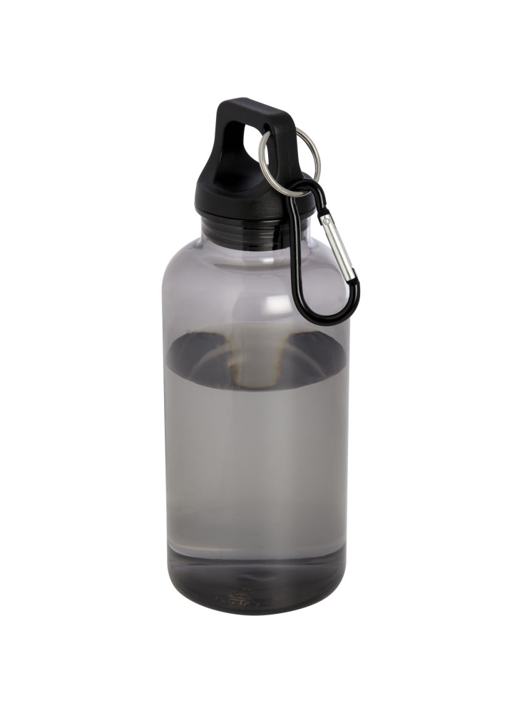 Bouteille d'eau publicitaire recyclée mousqueton Oregon 400ml