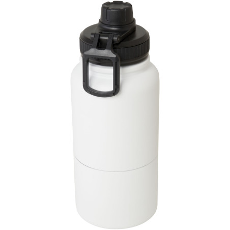 Bouteille de sport publicitaire recyclée 2 en 1 Dupeca 840ml