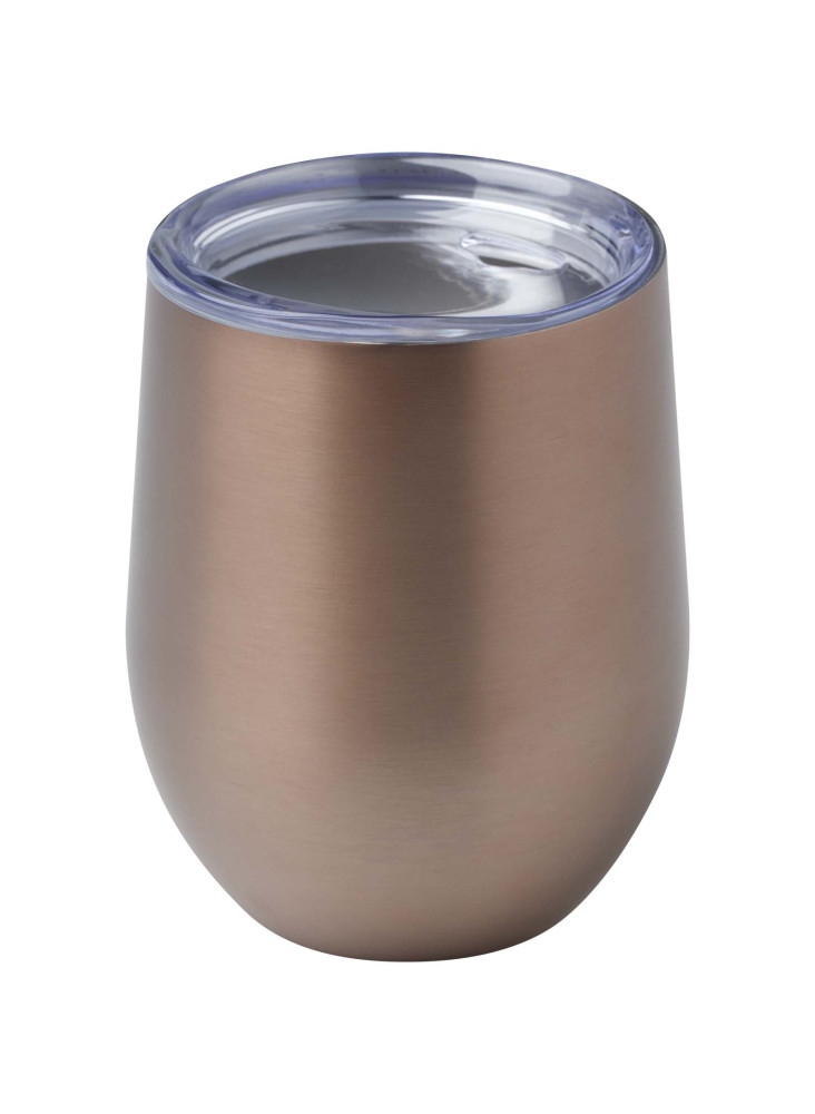 Gobelet publicitaire isotherme Corzo en inox recyclé 350 ml