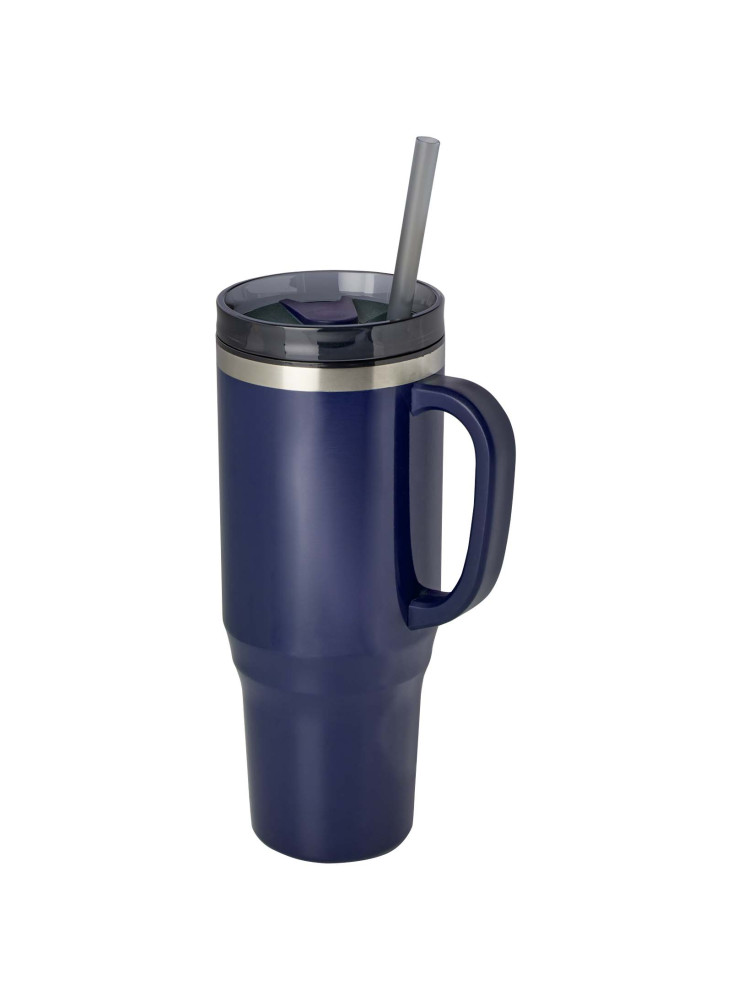Mug isotherme publicitaire recyclé paille Melbourne 1,2L