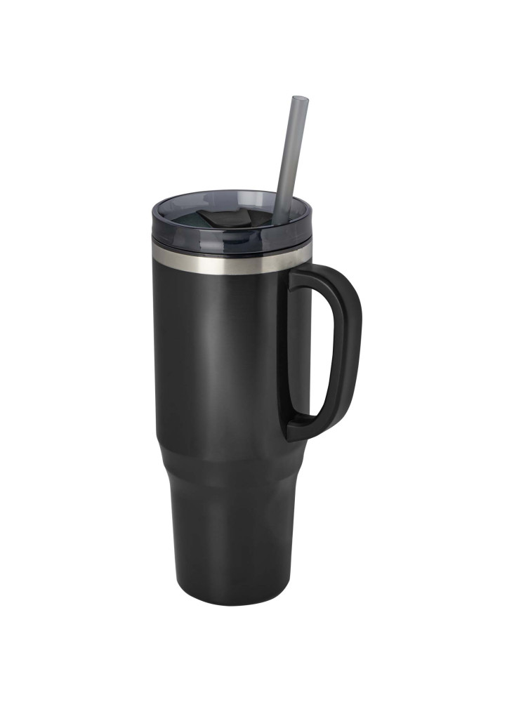 Mug isotherme publicitaire recyclé paille Melbourne 1,2L