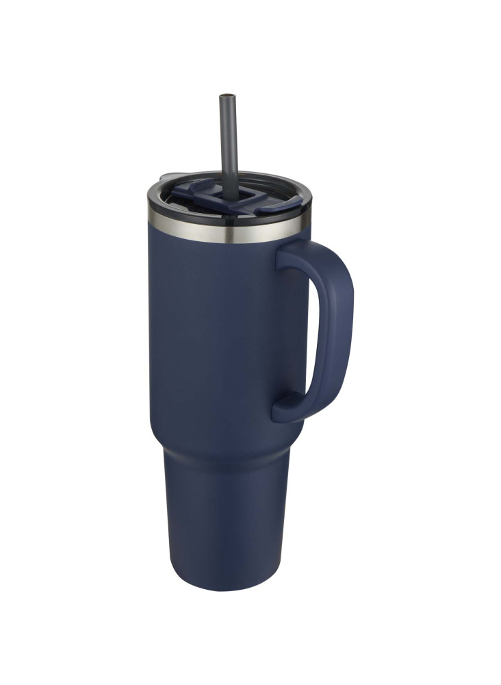 Mug isotherme publicitaire recyclé cuivre paille Sydney 1,2L