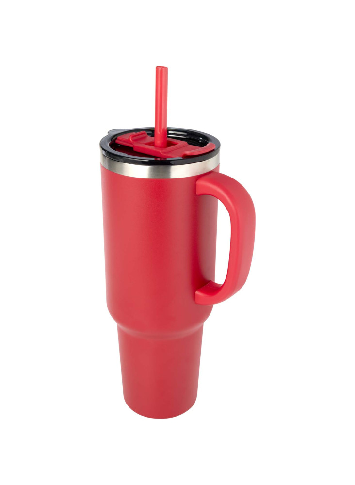 Mug isotherme publicitaire recyclé cuivre paille Sydney 1,2L