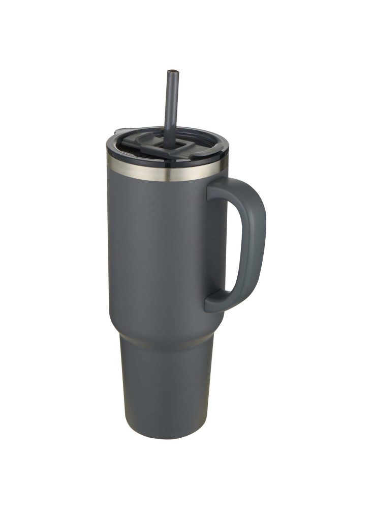Mug isotherme publicitaire recyclé cuivre paille Sydney 1,2L