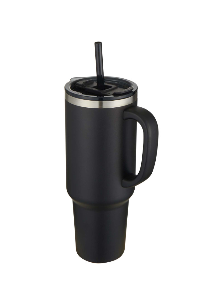 Mug isotherme publicitaire recyclé cuivre paille Sydney 1,2L