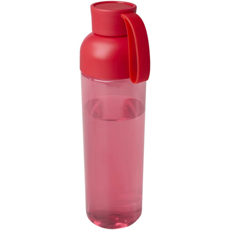 Bouteille d'eau publicitaire recyclée poignée silicone Illuminate 600ml