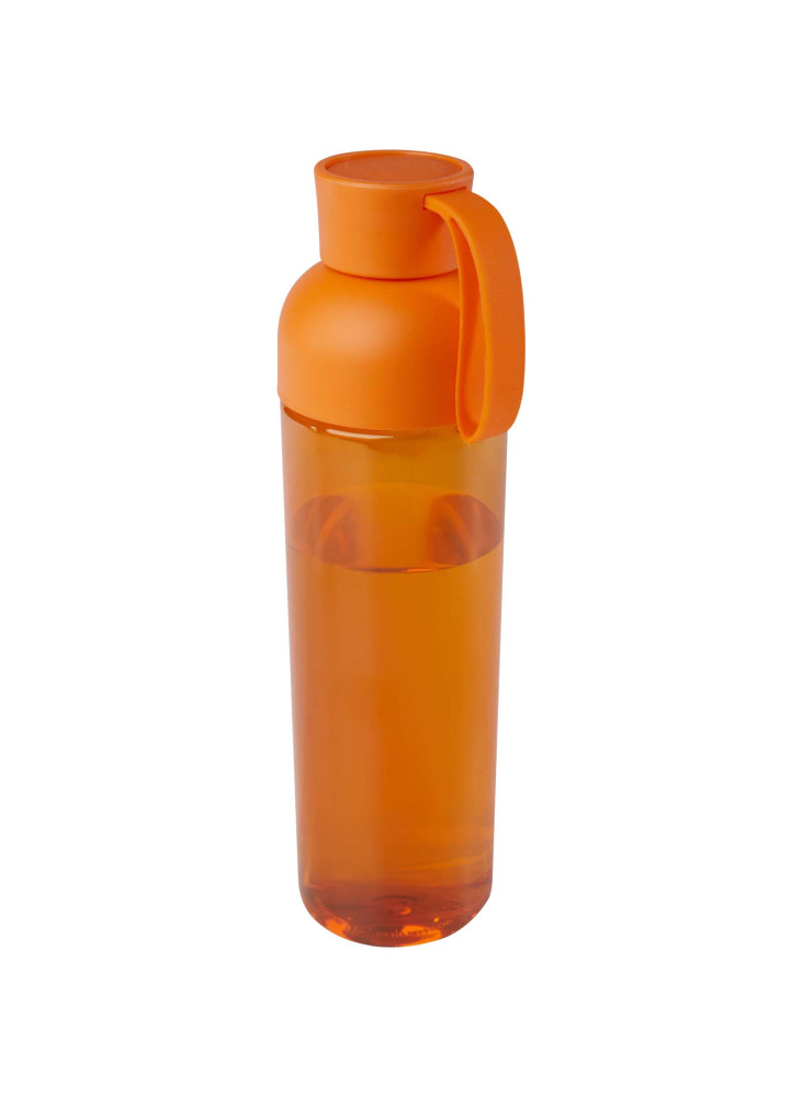 Bouteille d'eau publicitaire recyclée poignée silicone Illuminate 600ml