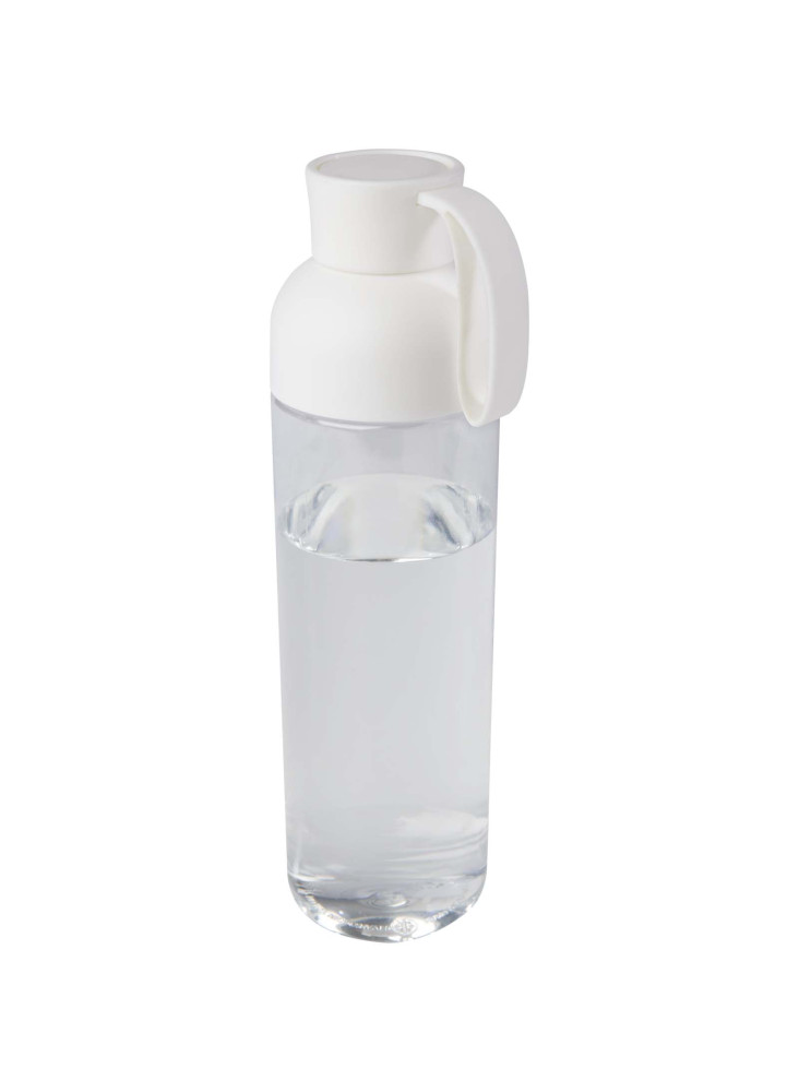 Bouteille d'eau publicitaire recyclée poignée silicone Illuminate 600ml