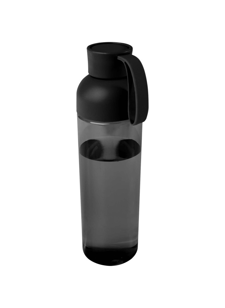 Bouteille d'eau publicitaire recyclée poignée silicone Illuminate 600ml