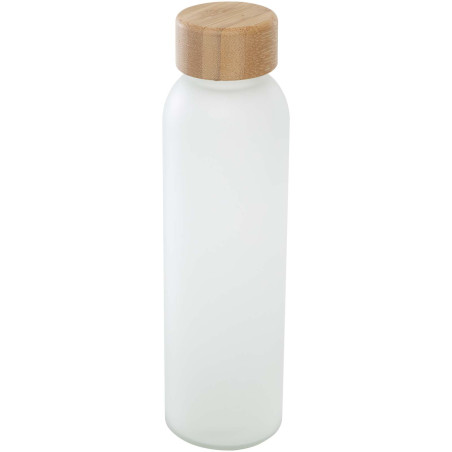 Bouteille publicitaire verre mat bambou Lume 500ml