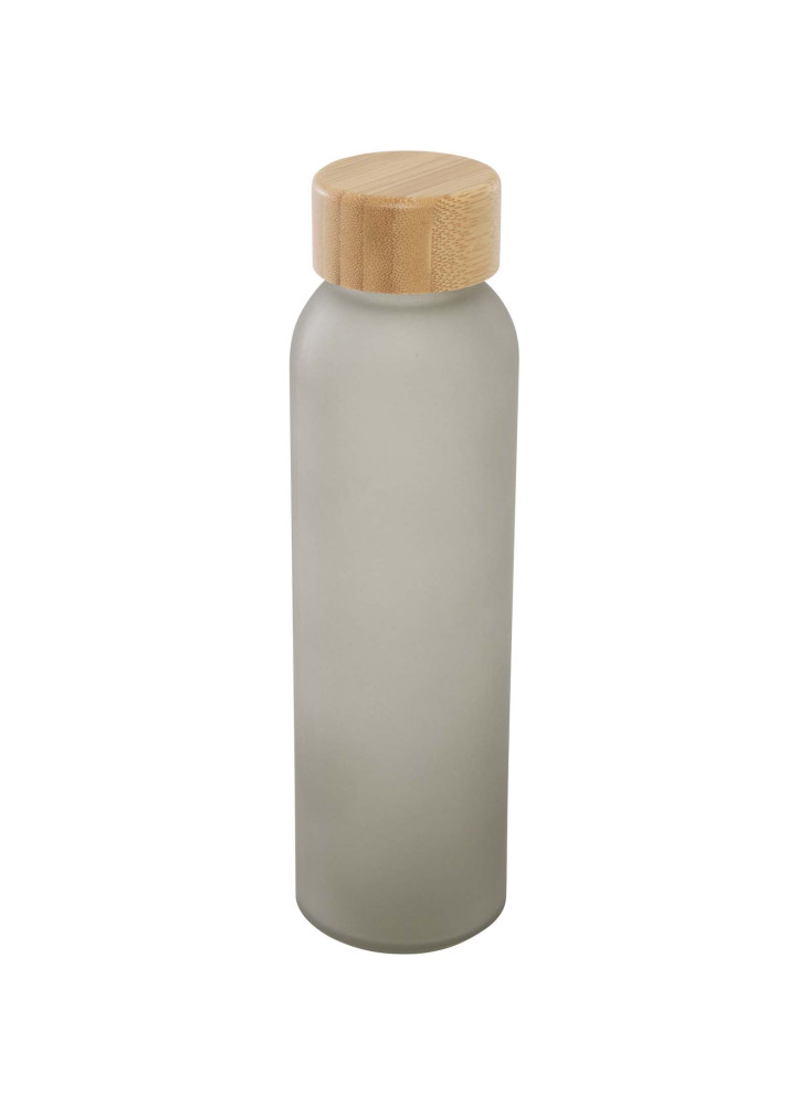 Bouteille publicitaire verre mat bambou Lume 500ml