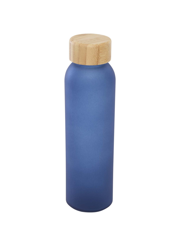 Bouteille publicitaire verre mat bambou Lume 500ml