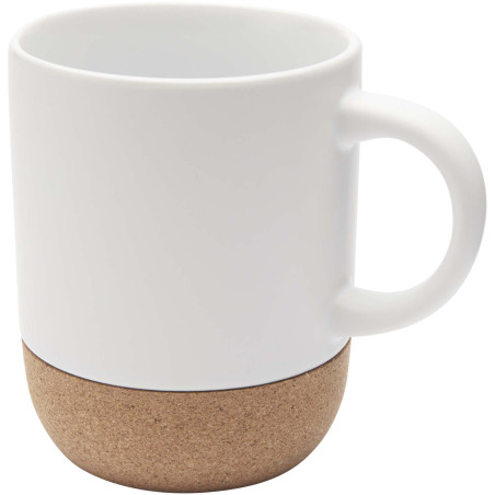 Mug Billie en céramique de 300 ml avec détails en liège et finition matte