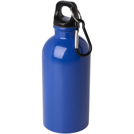 Bouteille d'eau publicitaire inox recyclée mousqueton Oregon 400ml