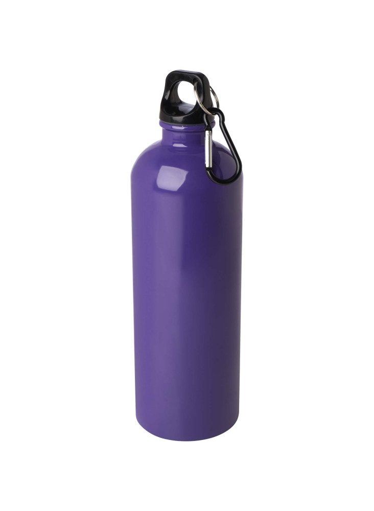 Bouteille d'eau publicitaire inox recyclée mousqueton Oregon 750ml
