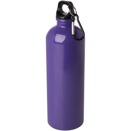 Bouteille d'eau Oregon de 750 ml simple paroi en acier recyclé certifié RCS avec mousqueton