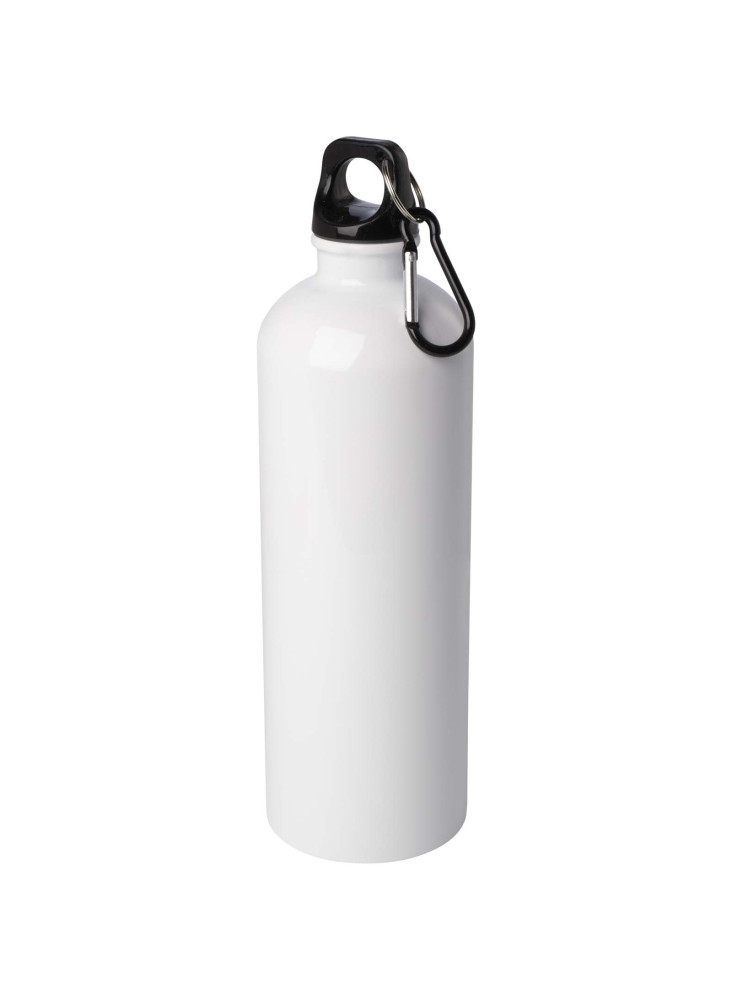 Bouteille d'eau publicitaire inox recyclée mousqueton Oregon 750ml