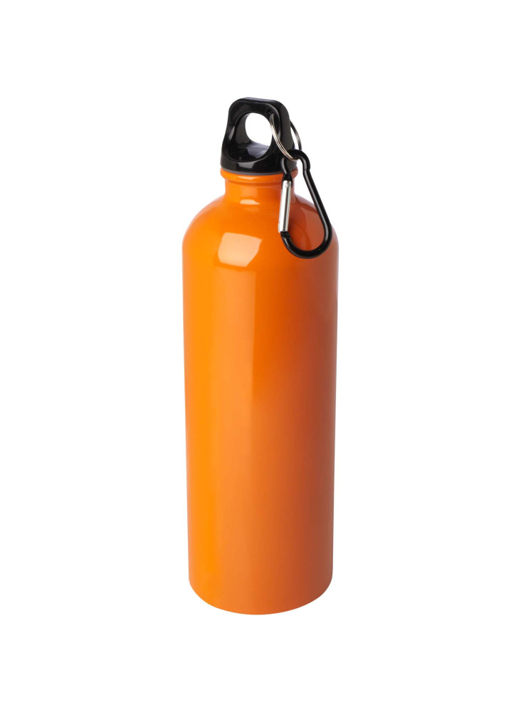 Bouteille d'eau publicitaire inox recyclée mousqueton Oregon 750ml